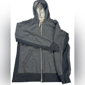 JACKTHREADS Gray Full Zip Hoodie Made In USA Size L